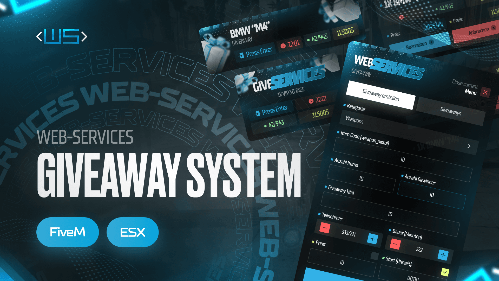 ws_giveaway - FiveM Script Preview