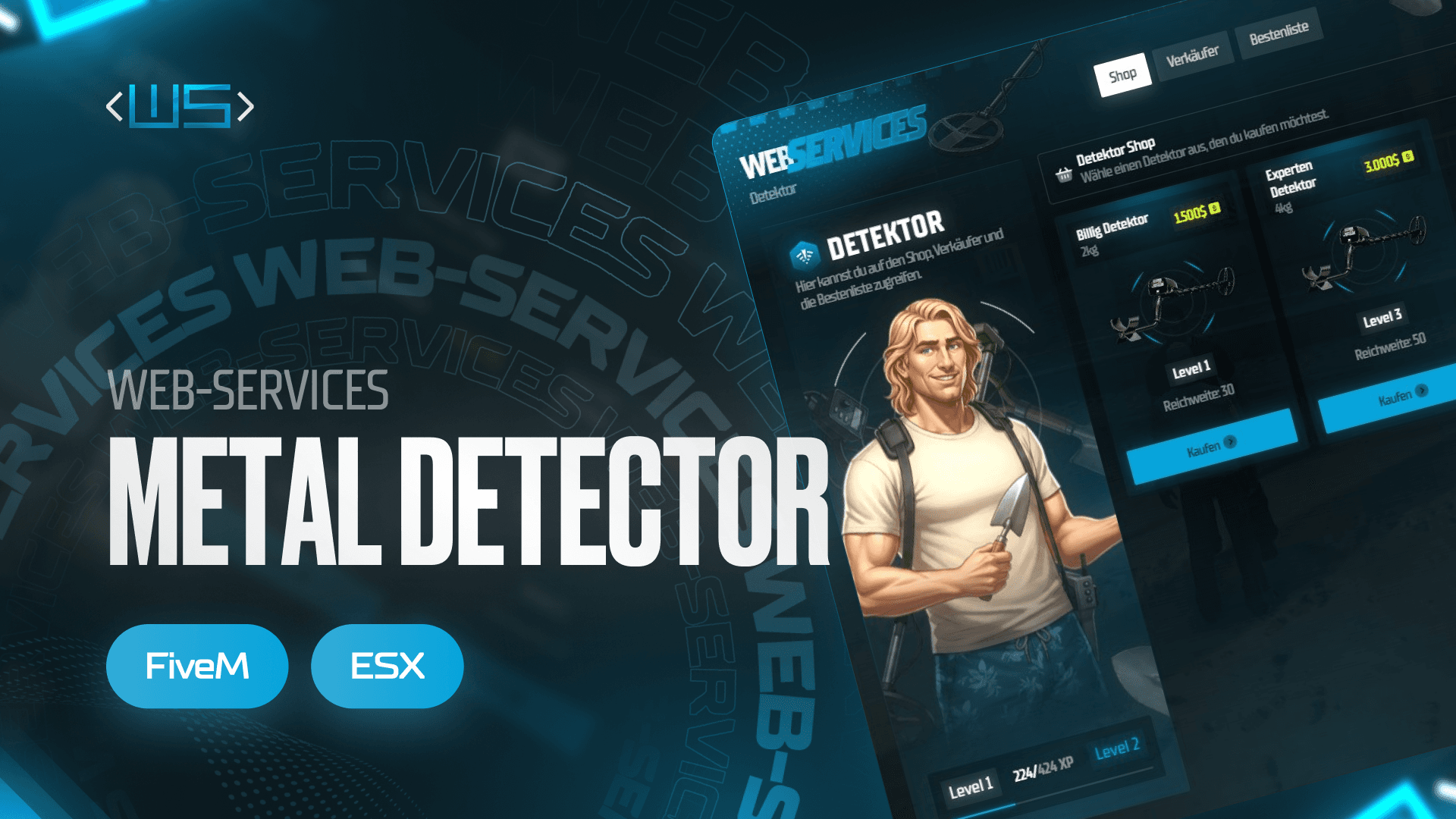 ws_metaldetector - FiveM Script Preview